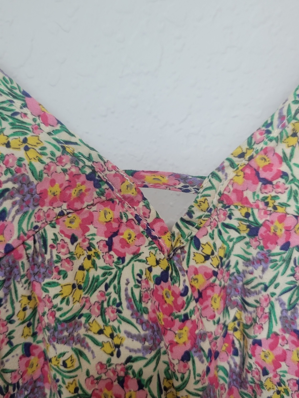 NATURAL LIFE Pink, Yellow & Green Floral Mini Dress - Picture 3 of 5